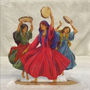 Miriam's Tambourine The Women's Dance, Metal Art Maor Aharon, Exodus 15:20